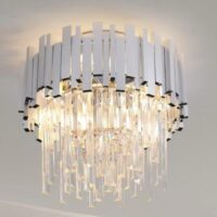 Plafoniera Scaly Silver 300