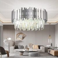 Plafoniera Scaly Silver 600