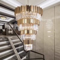 Candelabru Scaly Gold Imperial 100x160