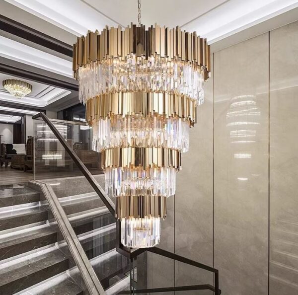 Candelabru Scaly Gold Imperial 100x160
