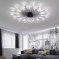 Lustra LED 126 W Fan Light Black XL 42, 115 cm