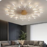 Lustra LED 126 W Fan Light Gold XL 42, 115 cm