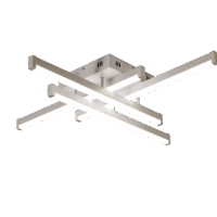 Lustra LED 80W Zig Zag Alb Mini 4