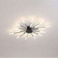 Lustra LED 54W Fan Light Black 18, 70 cm
