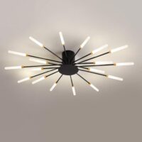 Lustra LED 84W Fan Light Black 28, 85 cm