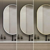 Oglinda LED baie 50x90 Black Classy, LDPJ190