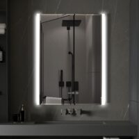 Oglinda LED baie 60x80 Classy, Dezaburire, Ceas, LDPJ189