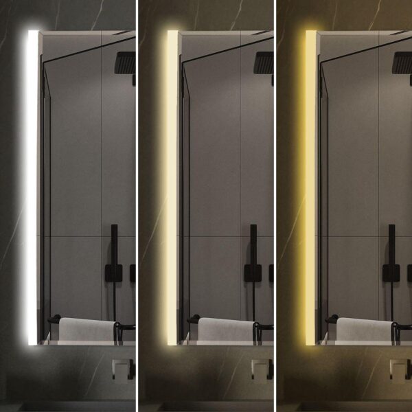 Oglinda LED baie 60x80 Classy, Dezaburire, Ceas, LDPJ189