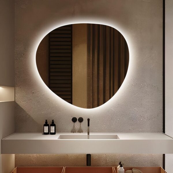 Oglinda LED baie 80x73 Unique LDPJ192