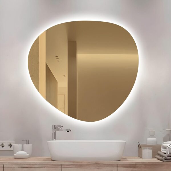 Oglinda LED baie 80x73 Unique LDPJ192