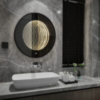 Oglinda LED baie Border 3D, 70 cm LDPJ183F-7070