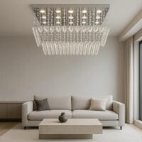 Plafoniera LED 75W Royal Crystal Rain