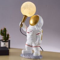 Veioza LED copii Luna Glob Astronaut Standing