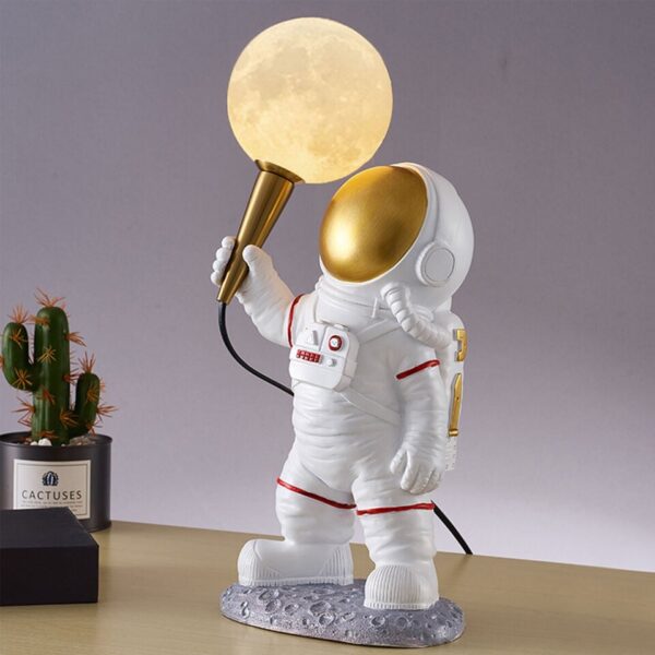 Veioza LED copii Luna Glob Astronaut Standing