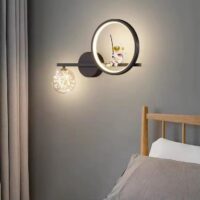 Aplica perete copii Magic Astronaut Neagra