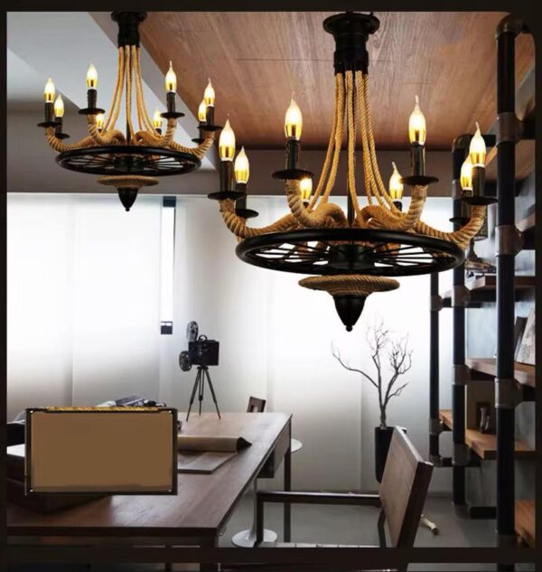 Candelabru Rustic Rope Imperial 8