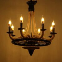 Candelabru Rustic Rope Imperial 8
