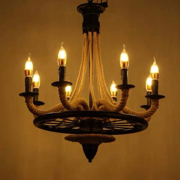 Candelabru Rustic Rope Imperial 8