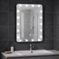 Oglinda LED baie 50x70 Hollywood Black, LDPBY5506