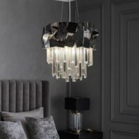 Candelabru Lorette Argintiu Lucios LM 300