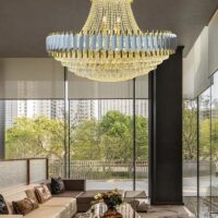 Candelabru Bohemian Sublime White 100x75