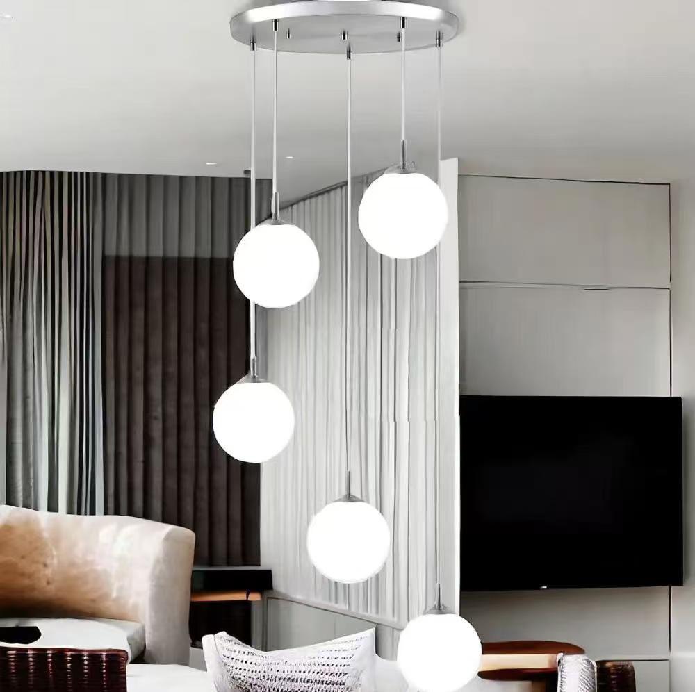 Candelabru Globuri Moon Stylo Silver 5 Argintiu Candelabru Globuri Moon Stylo Silver 5 Argintiu