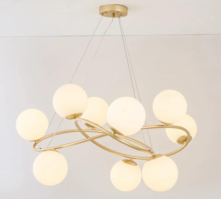 Candelabru Infinity Bubbles Gold 8 Candelabru Infinity Bubbles Gold 8