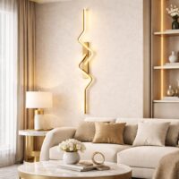 Aplica LED 24W Pulse Auriu