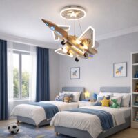 Candelabru LED 88W Aircraft Auriu Aeronautic