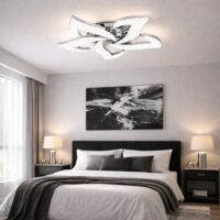 Lustra Mini Sun Flower Glam Argintiu