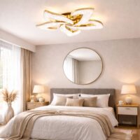 Lustra Mini Sun Flower Glam Auriu