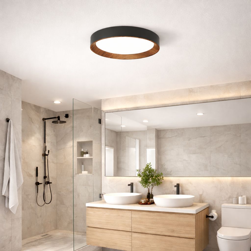 Lustra Baie Rotunda cu LED 52W Shinny Lustra Baie Rotunda cu LED 52W Shinny