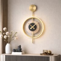 Aplica LED 18W cu Ceas Auriu Timeless