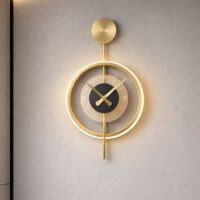 Aplica LED 18W cu Ceas Auriu Timeless