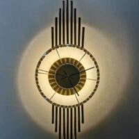 Aplica LED 24W cu Ceas Negru Royal Time