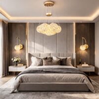 Aplica LED Sparkle Gold Globe