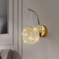 Aplica LED Sparkle Gold Globe