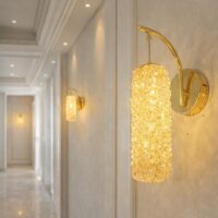 Aplica LED Sparkle Gold Tube