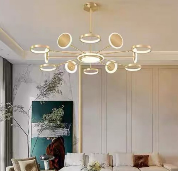 Lustra LED 120W Space Eternity LM Gold 12 Lustra LED 120W Space Eternity LM Gold 12