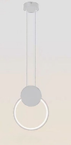 Pendul LED 24W Ring Alb Pendul LED 24W Ring Alb
