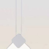 Pendul LED 24W Square Alb