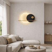 Tablou LED decorativ 24W Eclipse Gold