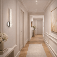 Aplica LED Cristal Vertical Slim