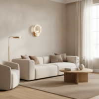 Aplica LED Ring Glam Gold