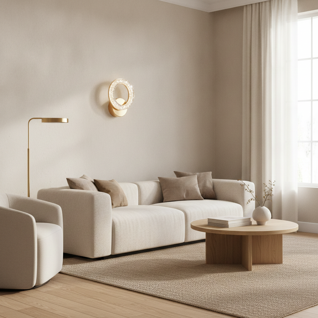 Aplica LED Ring Glam Gold Aplica LED Ring Glam Gold