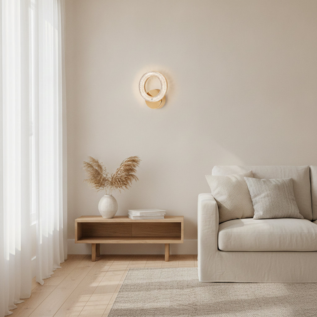 Aplica LED Ring Glam Gold Aplica LED Ring Glam Gold
