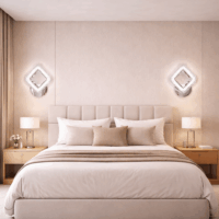 Aplica LED Square Glam Silver