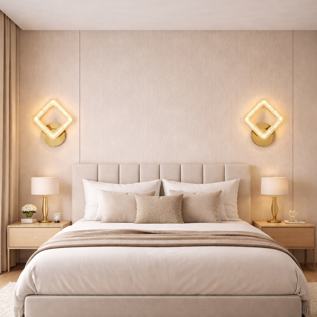 Aplica LED Square Glam Gold Aplica LED Square Glam Gold