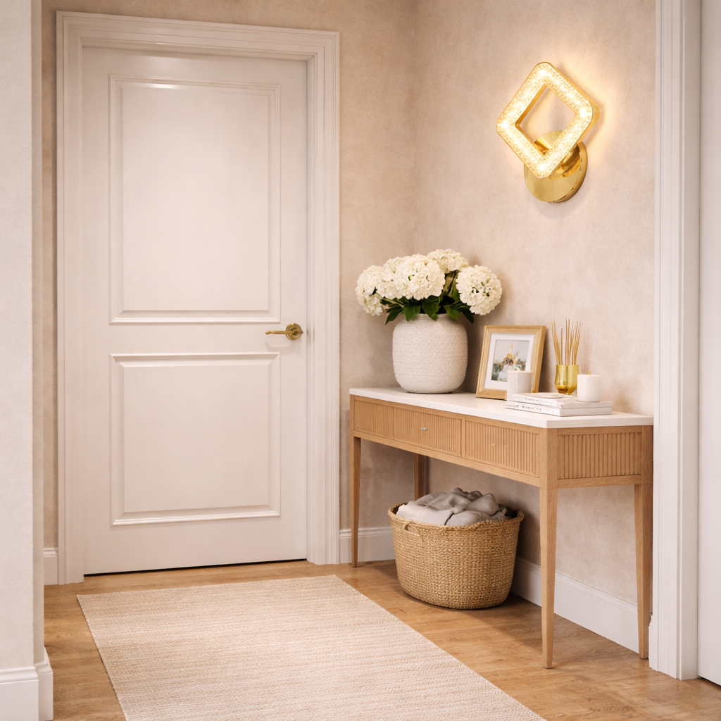 Aplica LED Square Glam Gold Aplica LED Square Glam Gold