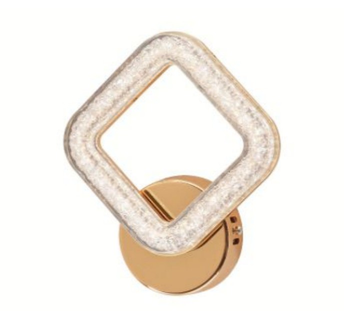 Aplica LED Square Glam Gold Aplica LED Square Glam Gold